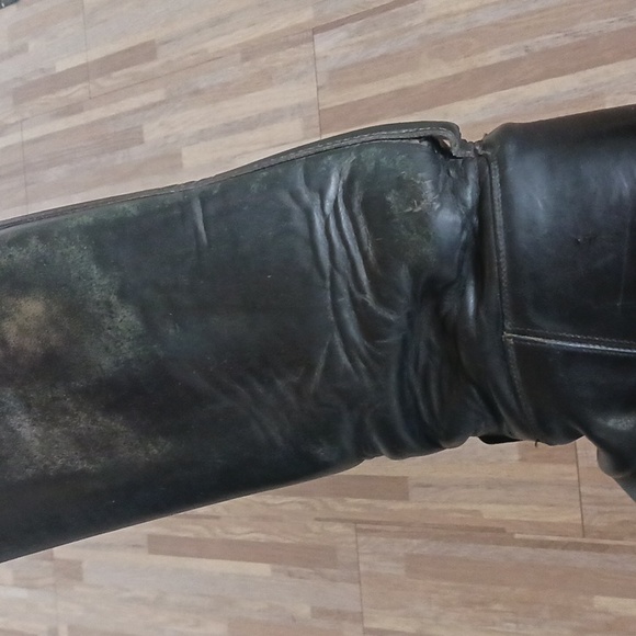 Petrie men's dressage dress boots - 10.5, regular calf, Spanish top - Picture 6 of 10